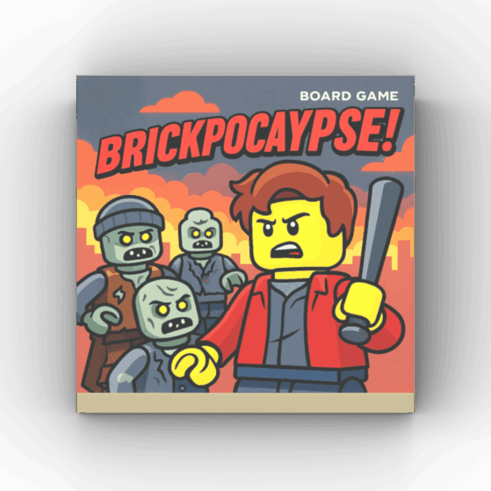 2x2 Fliese/Tile Brettspiel "Brickpocaypse!"