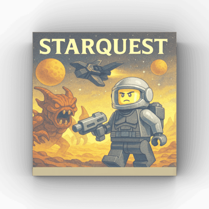 2x2 Fliese/Tile Brettspiel "Starquest"
