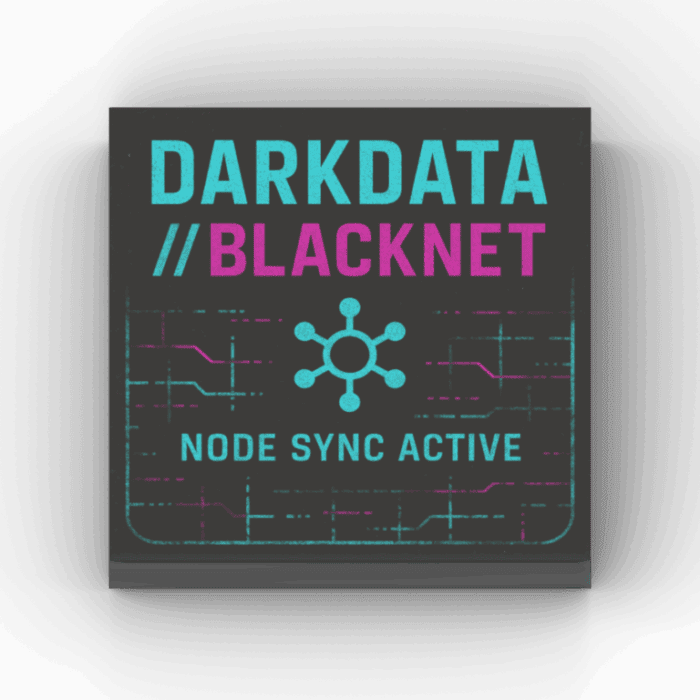 2x2 Fliese/Tile Brickpunk "Darkdata Blacknet"
