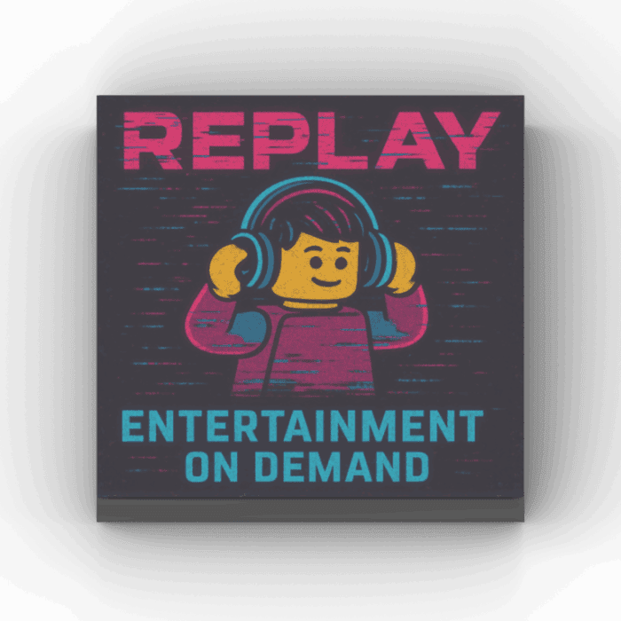 2x2 Fliese/Tile Brickpunk "Replay"