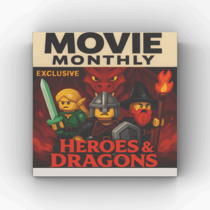 2x2 Fliese/Tile Kino "Movie Monthly Magazin #2"