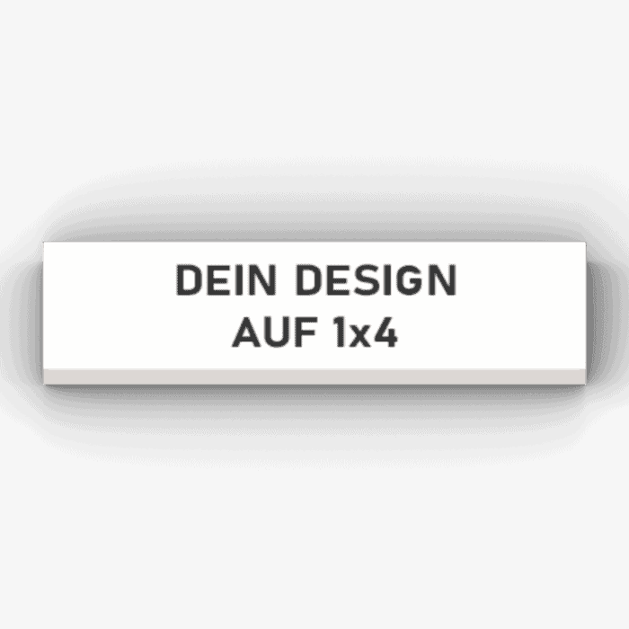 1x4 Fliese/Tile UV-Druck mit deinem Design