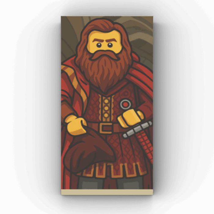 2x4 Fliese/Tile Magic World "The Flamewarden"