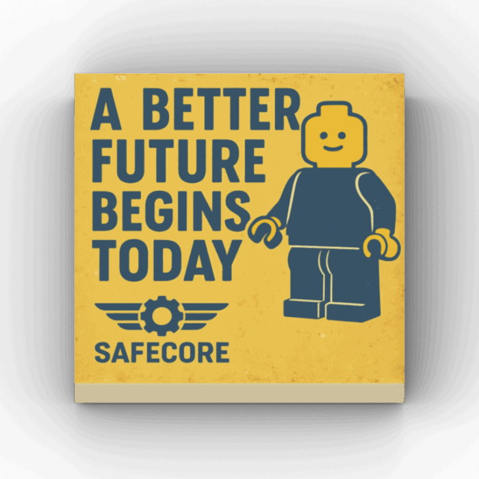 2x2 Fliese/Tile Wastelands "A Better Future Begins Today"