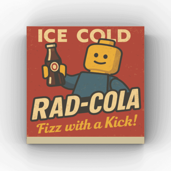2x2 Fliese/Tile Wastelands "Ice Cold Rad Cola"
