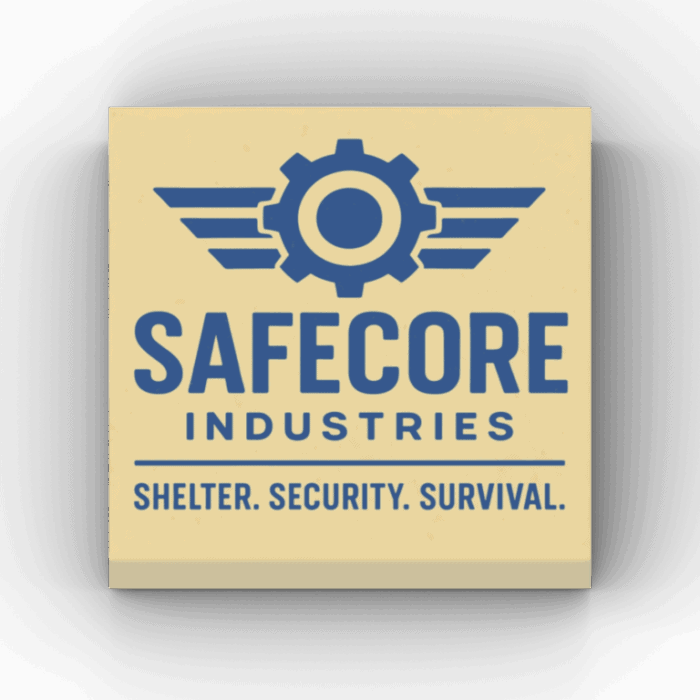 2x2 Fliese/Tile Wastelands "SafeCore Logo"