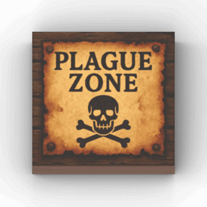 2x2 Fliese/Tile Wolfblood "Plague Zone"