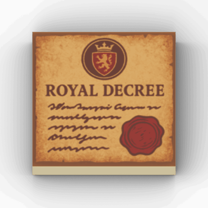 2x2 Fliese/Tile Wolfblood "Royal Decree"