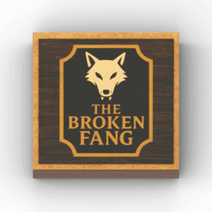 2x2 Fliese/Tile Wolfblood "The Broken Fang Tavern"