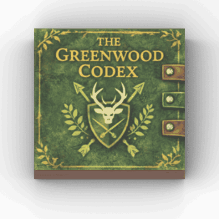 2x2 Fliese/Tile Kingdoms Buch "The Greenwood Codex"