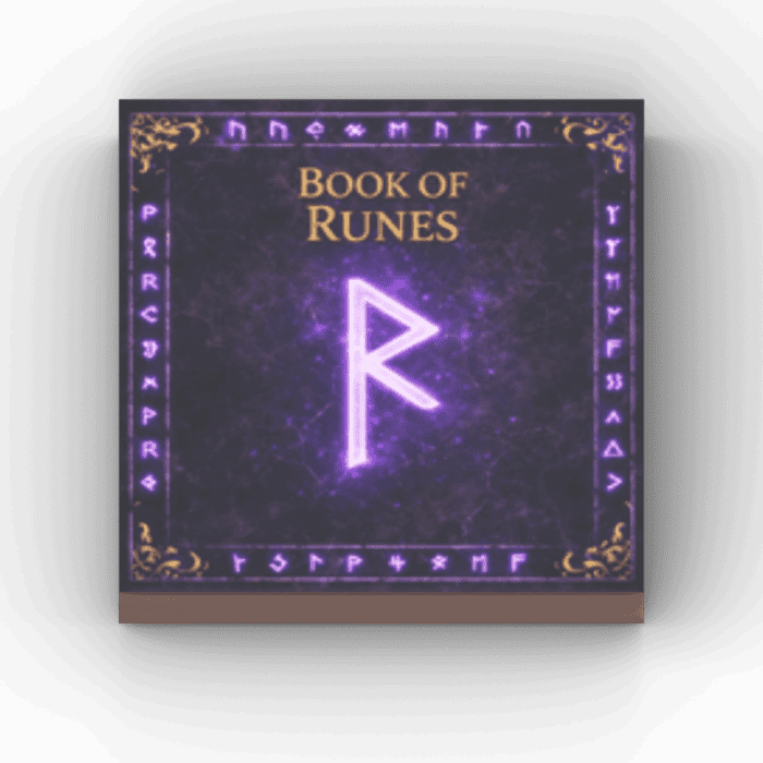 2x2 Fliese/Tile Kingdoms Buch "Book of Runes"