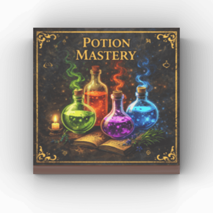 2x2 Fliese/Tile Kingdoms Buch "Potion Mastery"