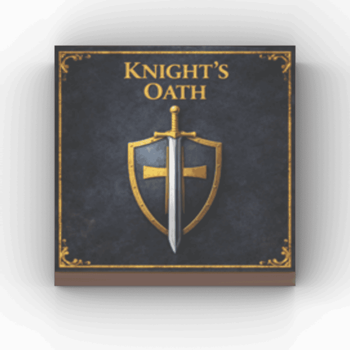 2x2 Fliese/Tile Kingdoms Buch "Knight's Oath"