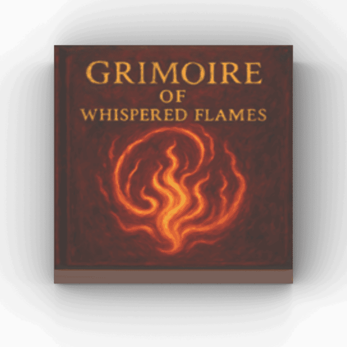 2x2 Fliese/Tile Magic World Buch "Whispered Flames"