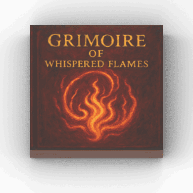 2x2 Fliese/Tile Magic World Buch "Whispered Flames"