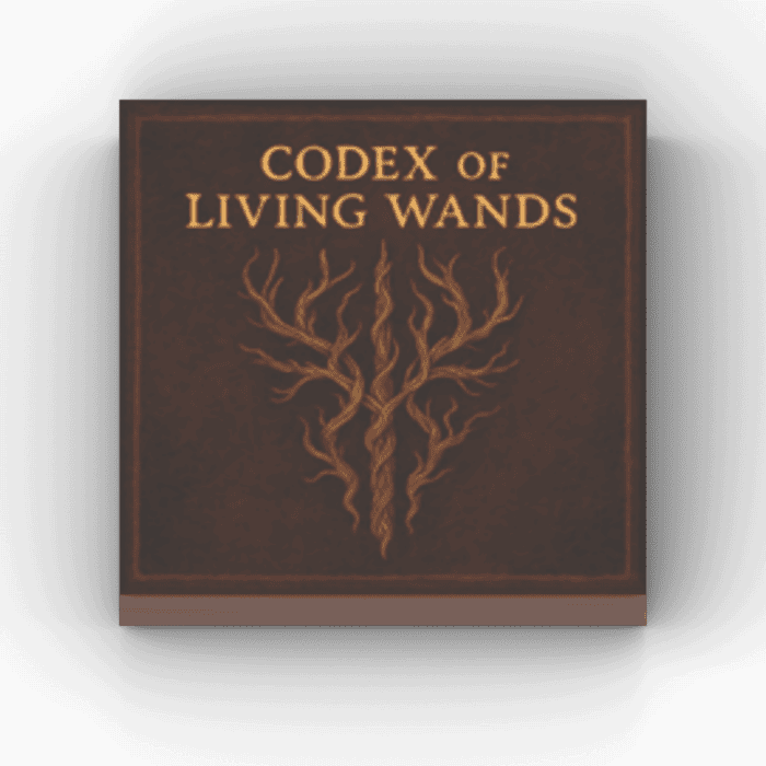 2x2 Fliese/Tile Magic World Buch "Living Wands"