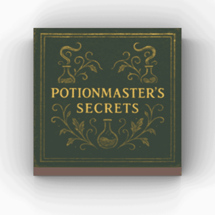 2x2 Fliese/Tile Magic World Buch "Potionmaster's Secrets"
