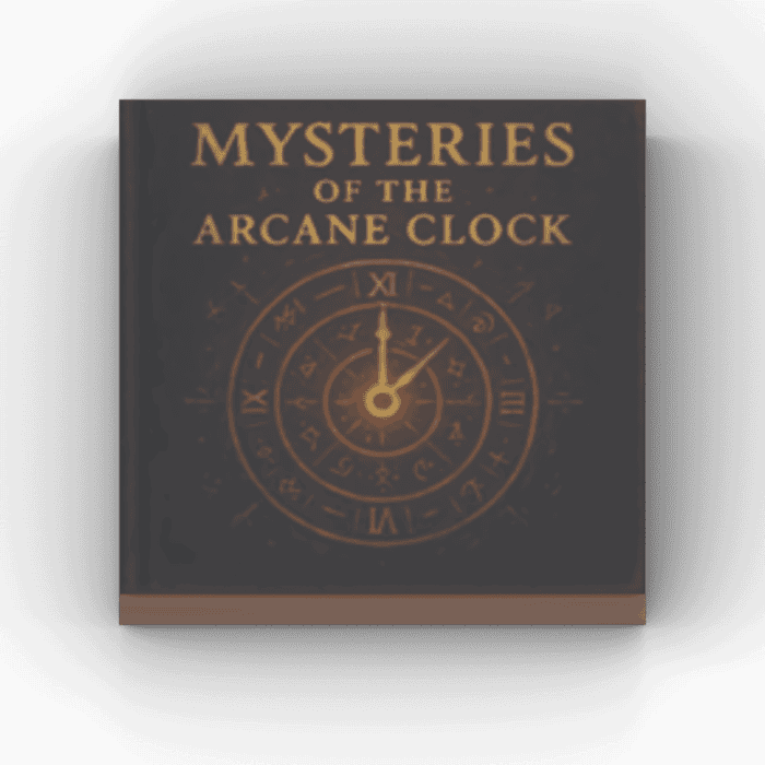 2x2 Fliese/Tile Magic World Buch "Arcane Clock"