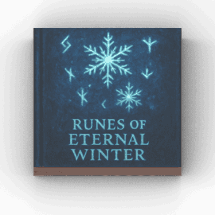 2x2 Fliese/Tile Magic World Buch "Eternal Winter"
