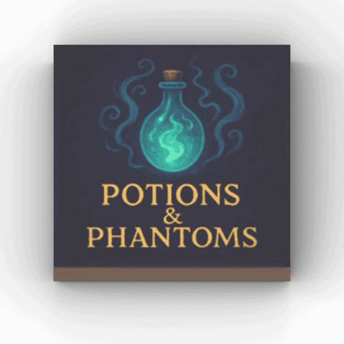 2x2 Fliese/Tile Magic World Buch "Potions & Phantoms"