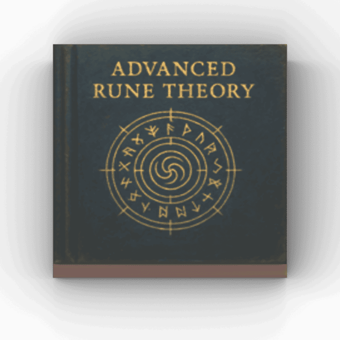 2x2 Fliese/Tile Magic World Buch "Rune Theory"