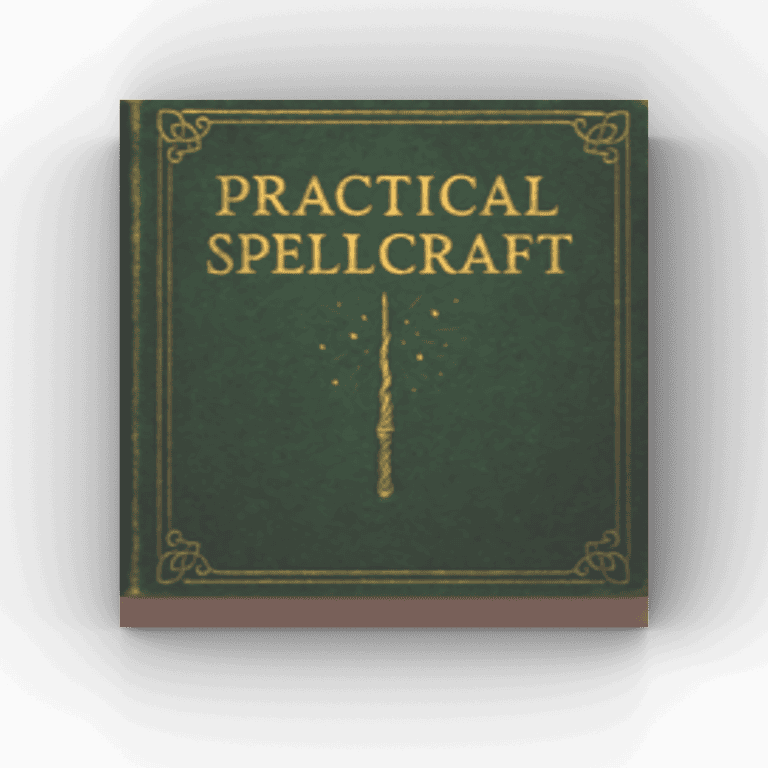 2x2 Fliese/Tile Magic World Buch "Practical Spellcraft"