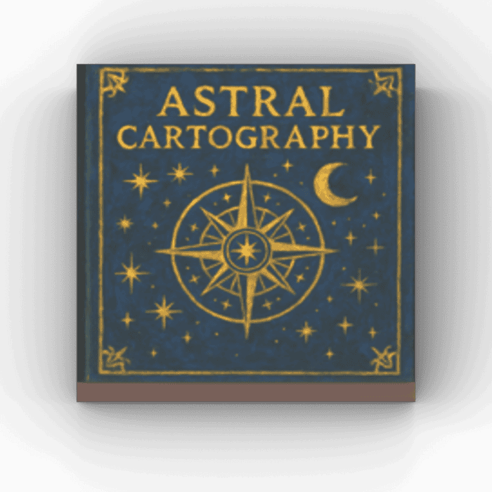 2x2 Fliese/Tile Magic World Buch "Astral Warenkorbography"
