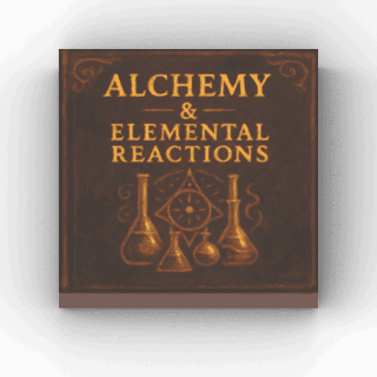 2x2 Fliese/Tile Magic World Buch "Elemental Reactions"