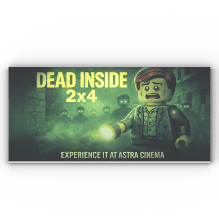 8x16 Fliese/Tile Kino "Dead Inside 2x4"