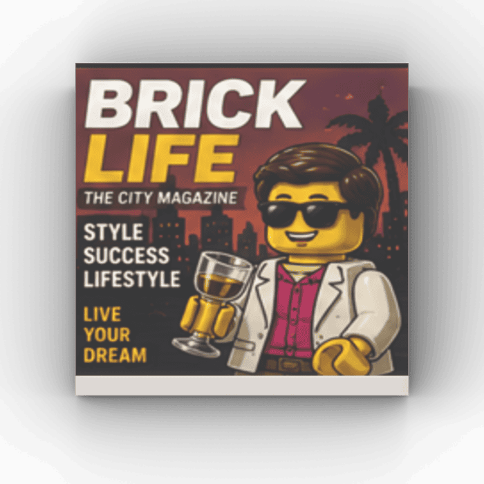 2x2 Fliese/Tile City Zeitschrift "Brick Life"