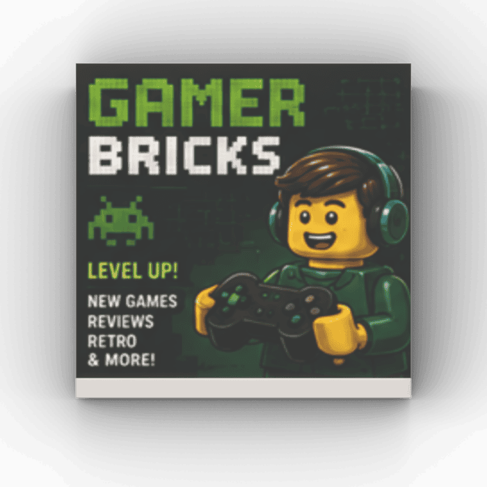 2x2 Fliese/Tile City Zeitschrift "Gamer Bricks"
