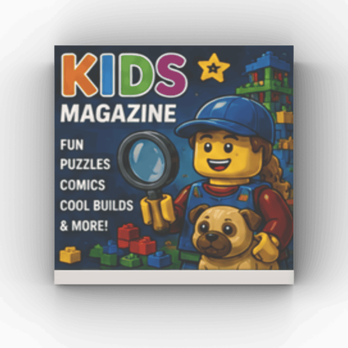 2x2 Fliese/Tile City Zeitschrift "Kids Magazine"