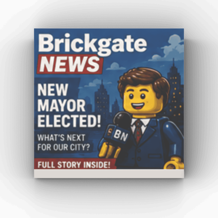2x2 Fliese/Tile City Zeitschrift "Brickgate News"