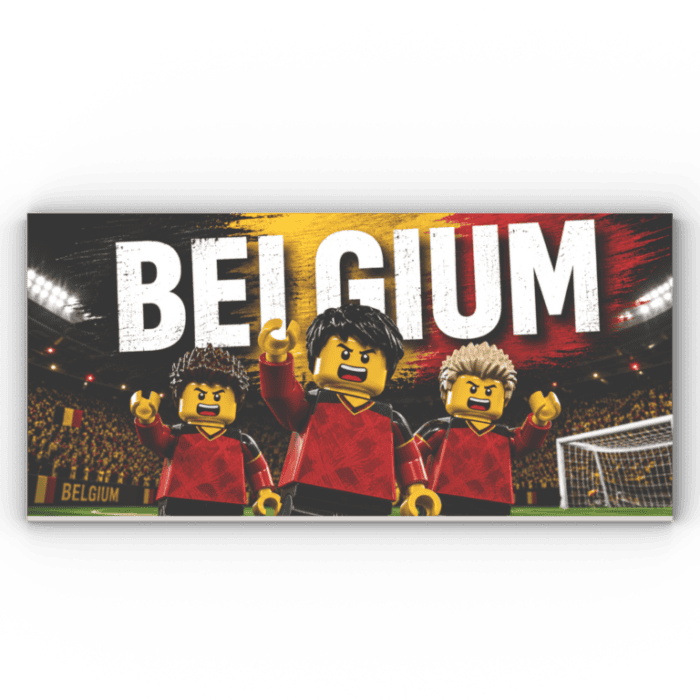 8x16 Fliese/Tile Fußball "Belgien"