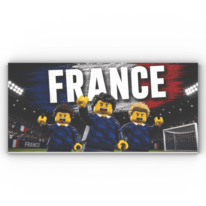 8x16 Fliese/Tile Fußball "Frankreich"