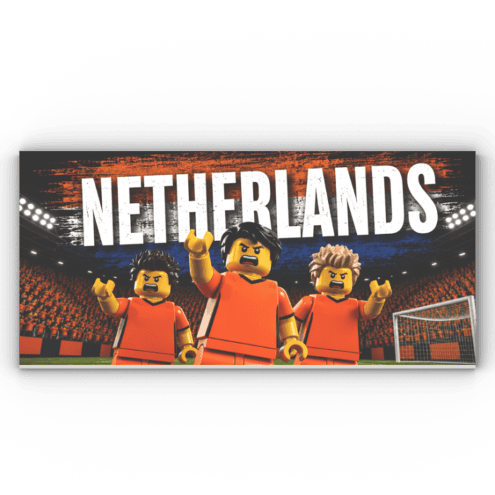 8x16 Fliese/Tile Fußball "Niederlande"