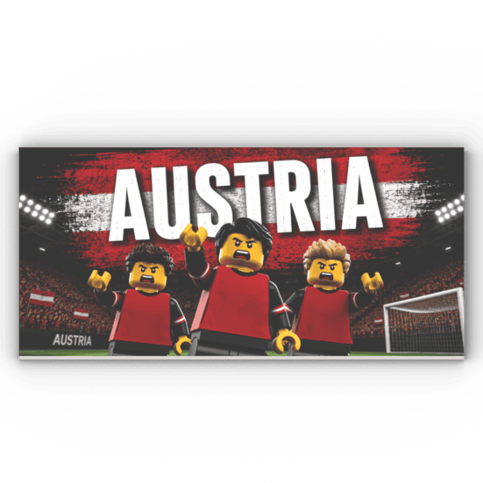 8x16 Fliese/Tile Fußball "Österreich"