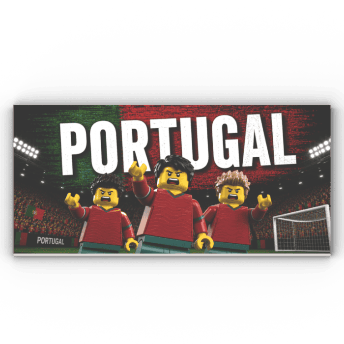 8x16 Fliese/Tile Fußball "Portugal"
