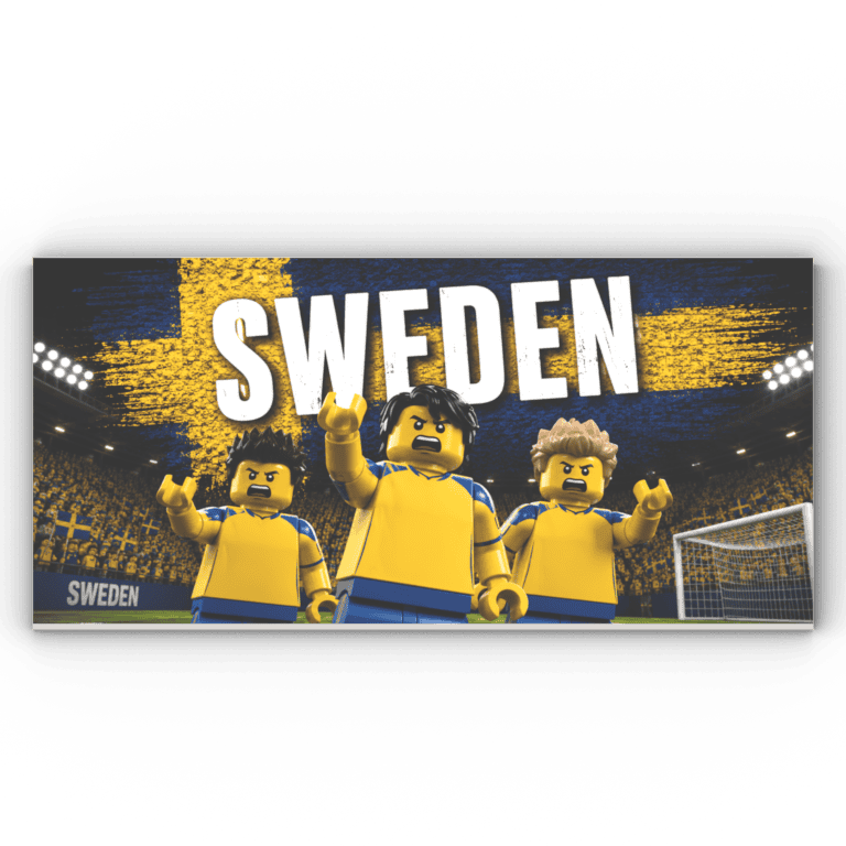 8x16 Tile: Football "Sweden"