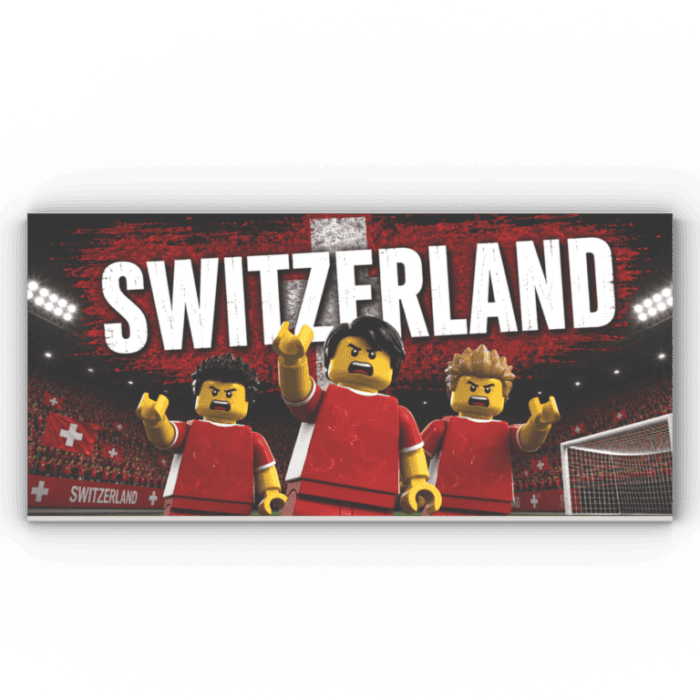 8x16 Fliese/Tile Fußball "Schweiz"