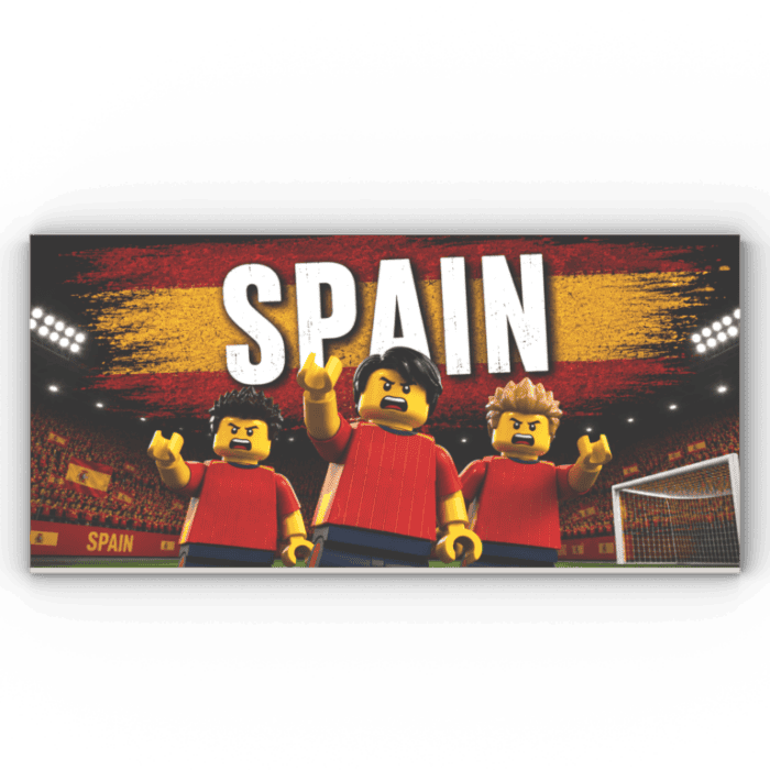 8x16 Fliese/Tile Fußball "Spanien"