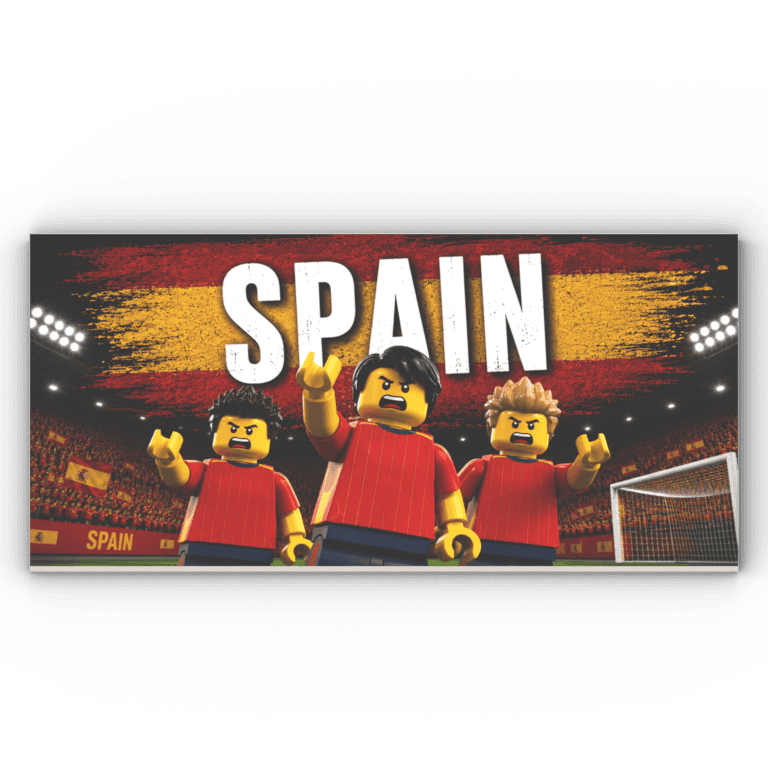 8x16 Fliese/Tile Fußball "Spanien"
