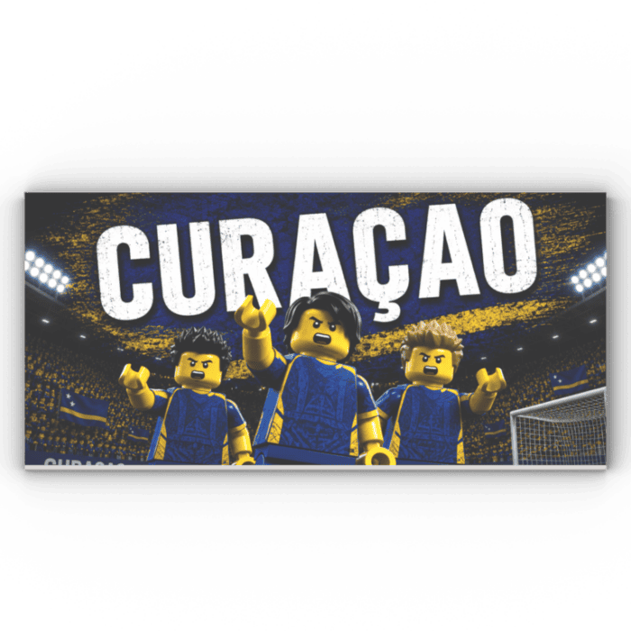 8x16 Fliese/Tile Fußball "Curaçao"