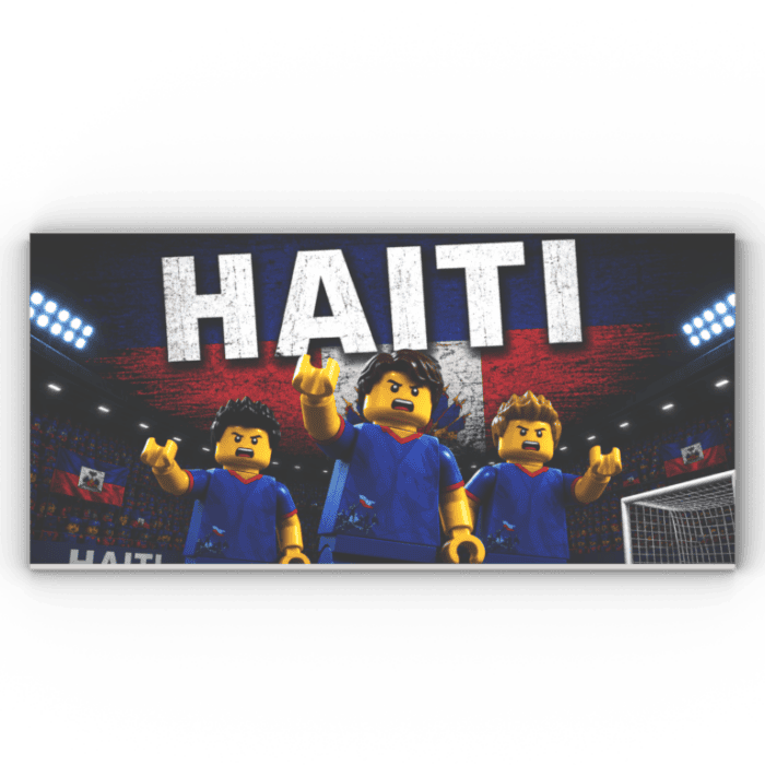 8x16 Fliese/Tile Fußball "Haiti"