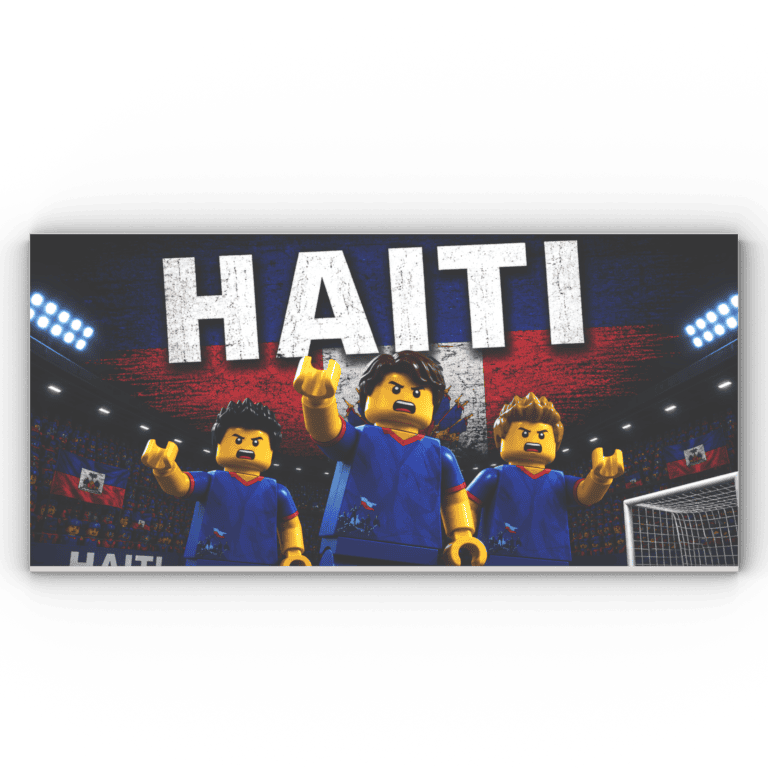 8x16 Fliese/Tile Fußball "Haiti"